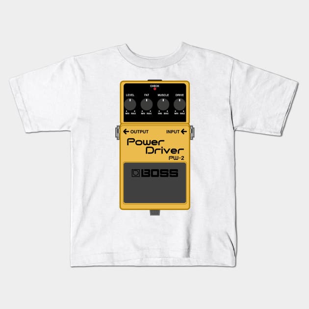 Boss PW-2 Power Driver Guitar Effect Pedal Kids T-Shirt by conform